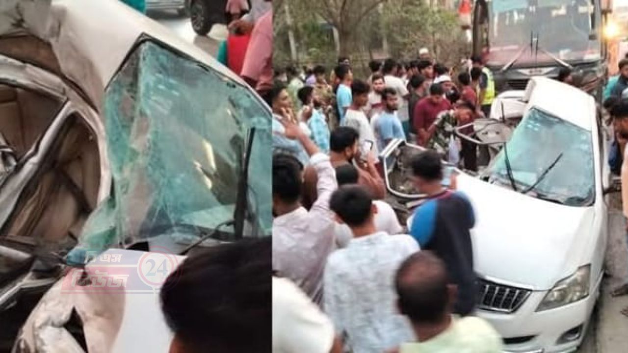 কুমিল্লায় বাস-প্রাইভেটকার সংঘর্ষে নিহত ৪, আহত অনেকেই